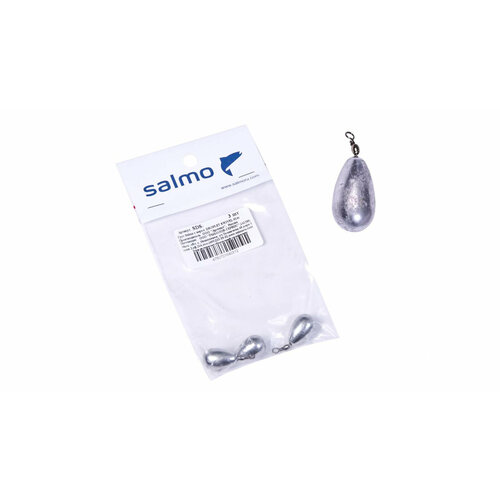 фото Груза salmo с вертлюгом droplet swivel 14г 3шт