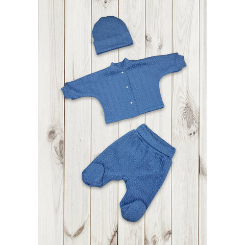 Комплект одежды  Балуша, размер 68, синий