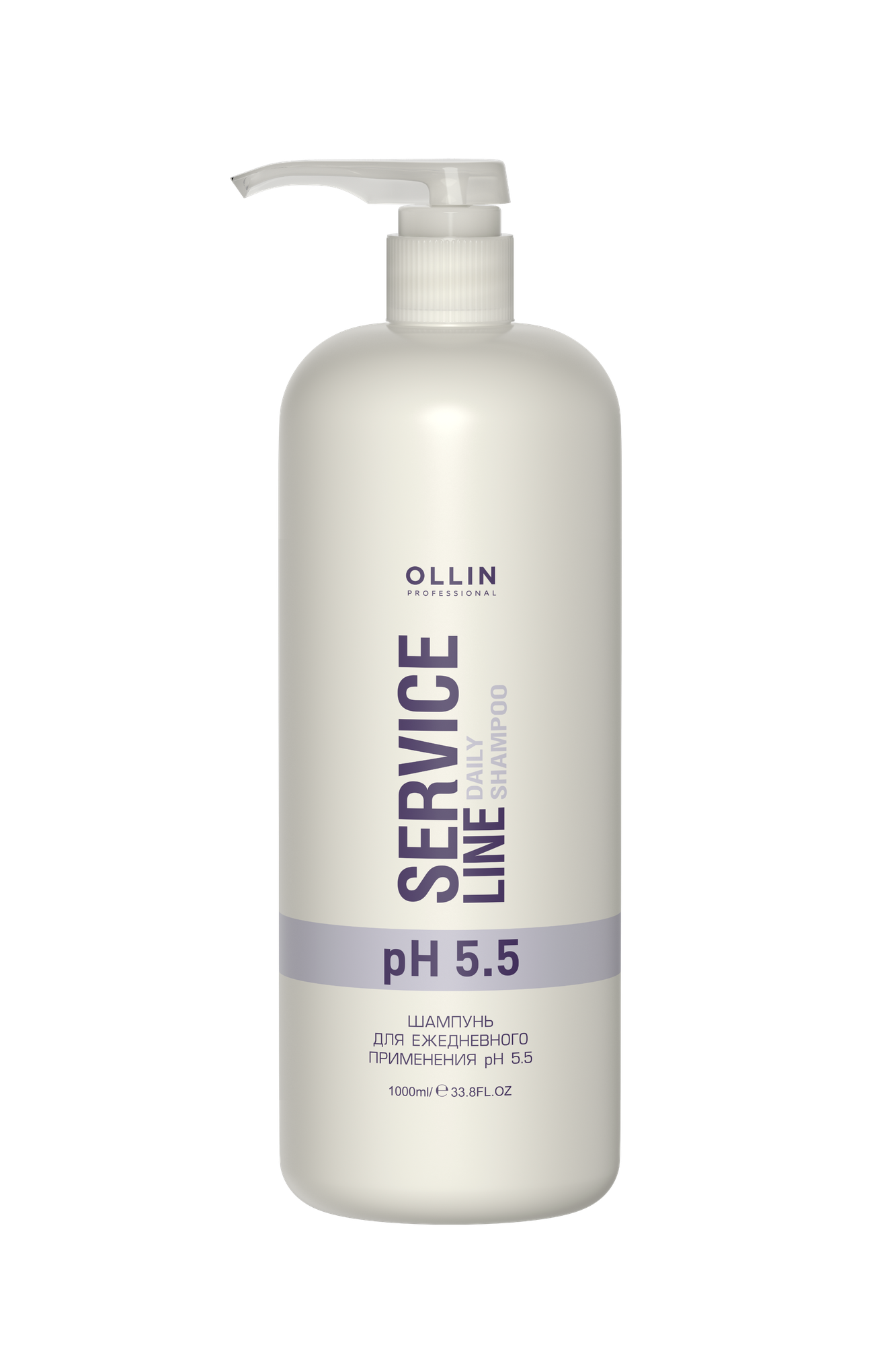 Шампунь для ежедневного применения рН 5 5 1000мл  Daily shampoo pH 5 5 OLLIN SERVICE LINE