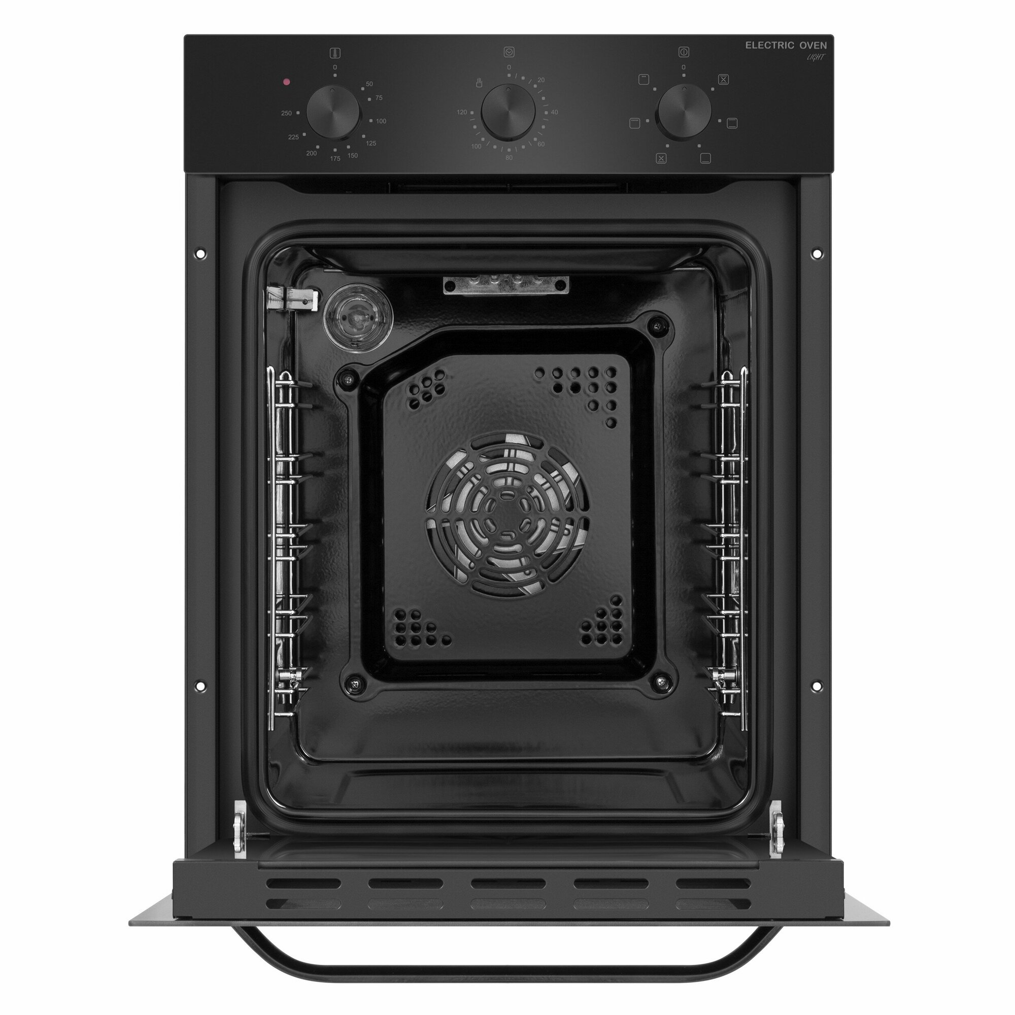 Встраиваемый электрический духовой шкаф MEFERI MEO456BK LIGHT, с грилем, черный - фотография № 10