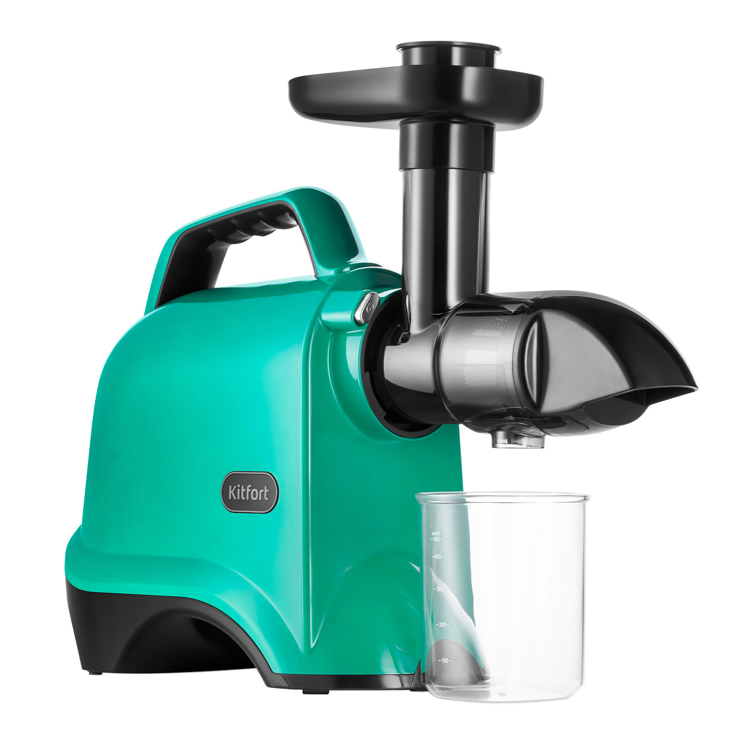 фото Шнековая соковыжималка КТ-1142-2 черно-зеленый