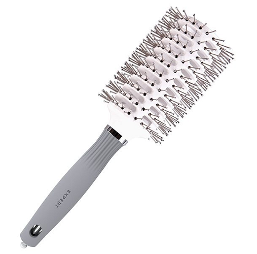 Термобрашинг OLIVIA GARDEN EXPERT BLOWOUT VENT Double Bristles White Grey, 45 мм