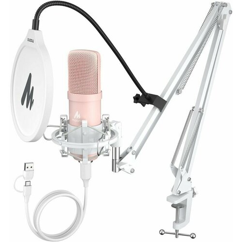 Микрофон MAONO AU-A04E розовый 464100₽