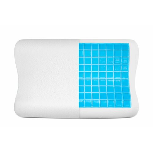 Подушка анатомическая с гелем для сна с эффектом памяти