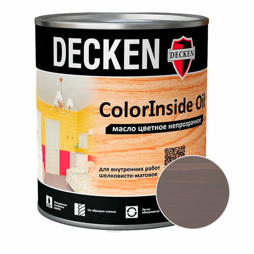 DECKEN Масло DECKEN Color Inside Oil Provence Какао 0,75 л