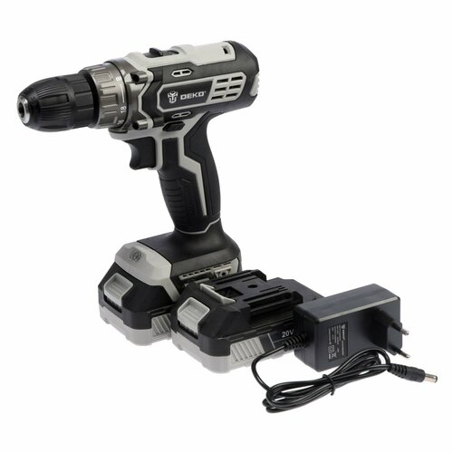 Дрель-шуруповерт DKCD20 Black Edition 20 В 2х2 Ач Li-lon кейс набор 63 пр 1087700₽