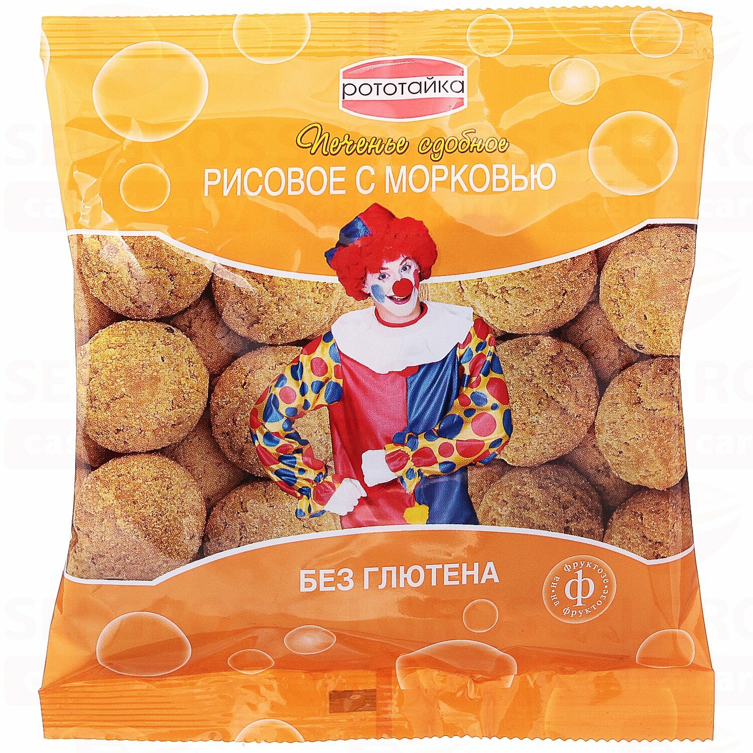 Печенье Рототайка Рисовое с морковью на фруктозе без глютена 200г Пищекомбинат Клинский - фото №7