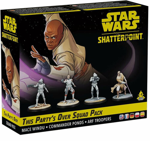 Миниатюры для настольной игры Star Wars: Shatterpoint - This Partys Over Squad Pack, на английском