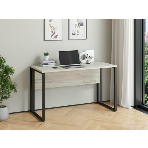 Стол письменный Айсберг Лофт 07 Черныйдуб крафт белый 7990₽