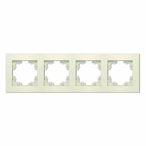 рамка 4 м афина универс бел universal a0046 Рамка 4-м Афина универс. сл. кость (ivory) Universal A0046-I