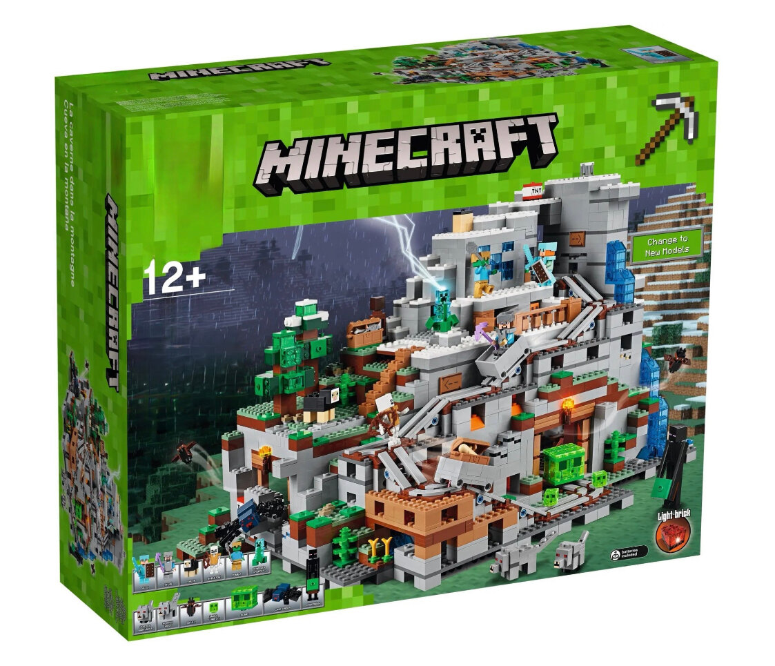 Конструктор Майнкрафт Minecraft " Горная пещера " 2863 детали