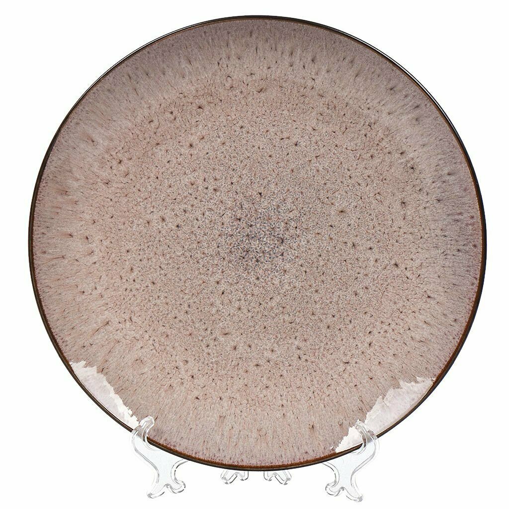 Тарелка обеденная, керамика, 27 см, круглая, Глэнс, Daniks, HMN230212A-D/P