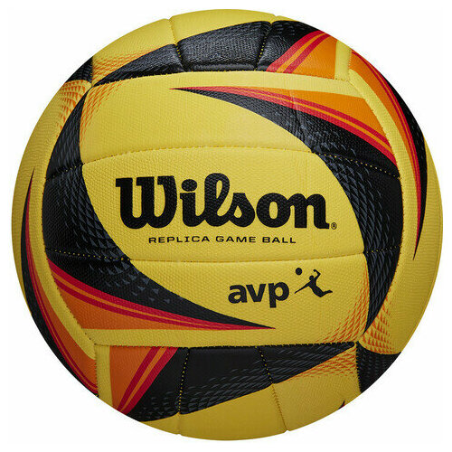 Мяч волейбольный WILSON OPTX AVP VB REPLICA, WTH01020X, размер 5, желто-черный