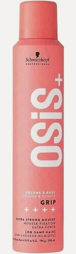 Изображение товара Schwarzkopf Professional OSIS+ Grip Мусс для волос сверхсильной фиксации, 200 мл