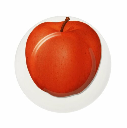 Тарелка десертная Apple, 21,5 см. цвет: красный, FREEDOM Taitu