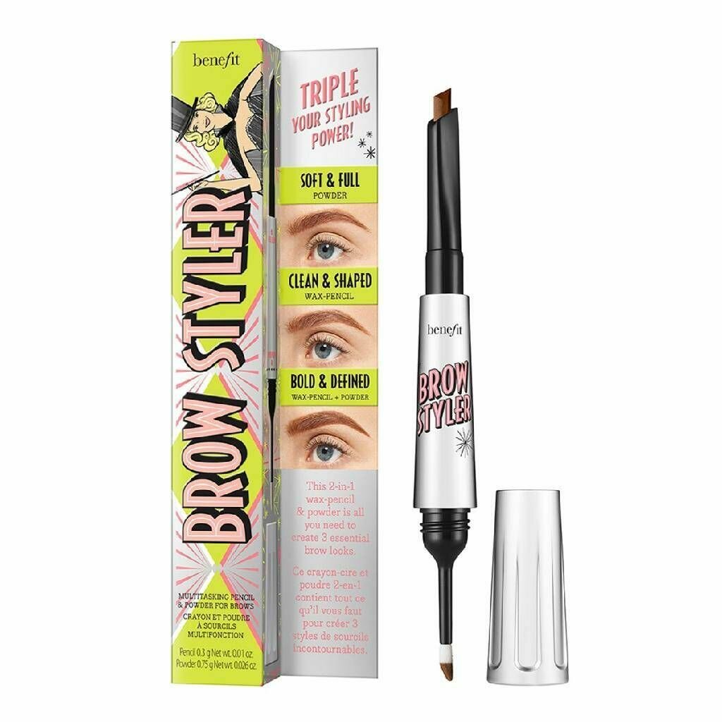 Benefit Brow Styler Multitasking Pencil Многофункциональный Карандаш-пудра для бровей, 1.1 г, тон 2.75