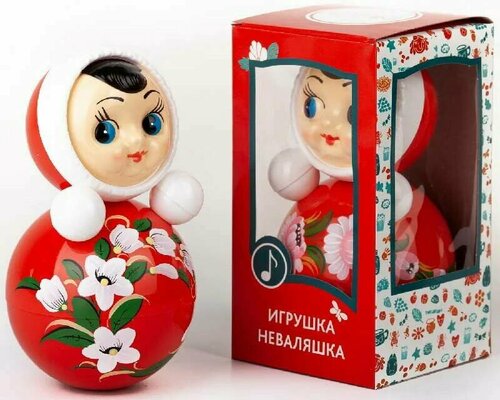 Игрушка-неваляшка 15 см в художественной упаковке, расписная