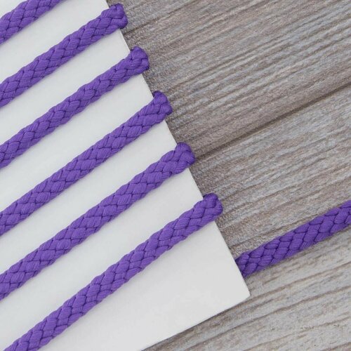 Шнур для шитья, полиэстровый, фиолетовый, 25 м, 1 упаковка шнур для шитья полиэстровый салатовый 50 м 1 упаковка