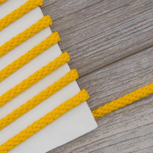 Шнур для шитья, полиэстровый, желтый, 25 м, 1 упаковка шнур для шитья полиэстровый салатовый 50 м 1 упаковка