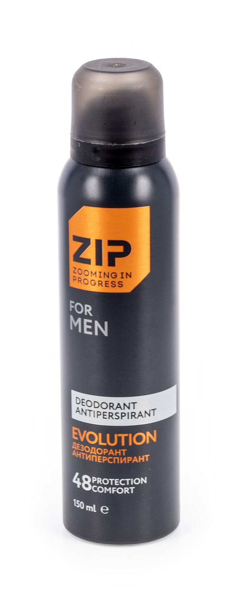 Дезодорант антиперспирант мужской Zip / Зип Evolution спрей 150мл / защита от пота и запаха
