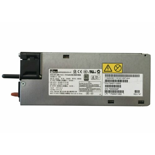Блок питания IBM 550Wt Platinum X3650 M4 Power Supply FSA011-030G 2417500₽