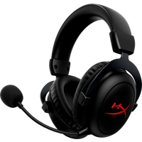 Игровая беспроводная гарнитура HyperX Cloud Core wireless DTS (2,4 ГГц, USB, 53 мм, HHSC1C-CG-BK/G/4P5D5AA)