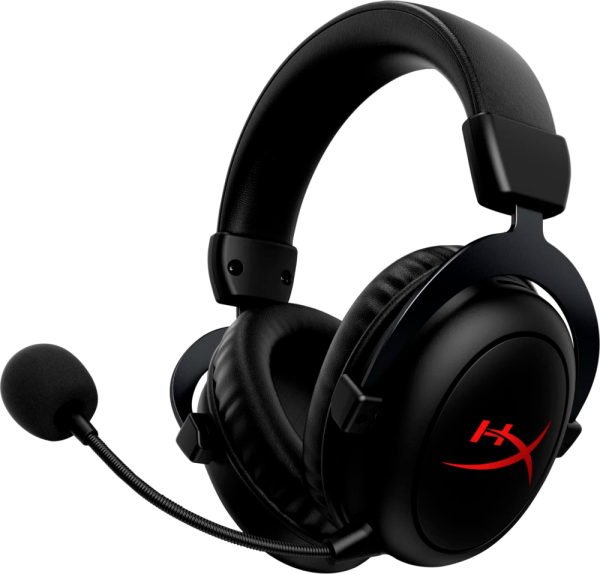 Игровая беспроводная гарнитура HyperX Cloud Core wireless DTS (2,4 ГГц, USB, 53 мм, HHSC1C-CG-BK/G/4P5D5AA)