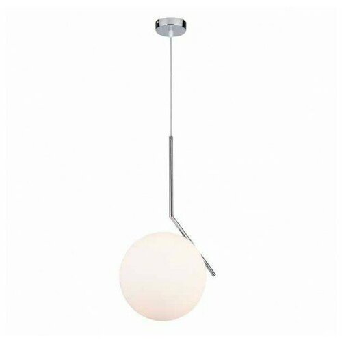 Светильник подвесной Shatten Миланес E27 1x40 Вт белый/хром d25