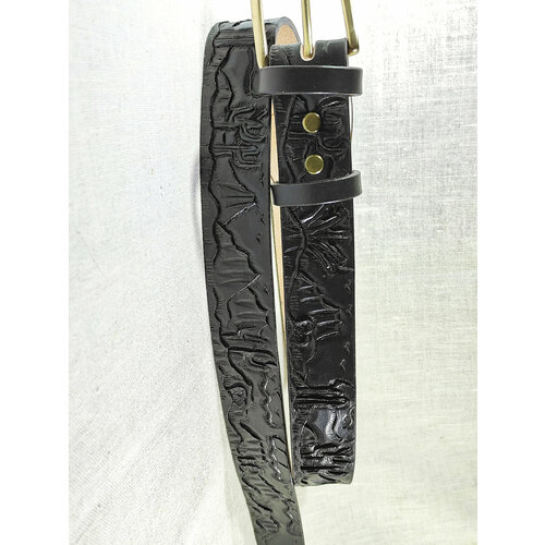 фото Ремень , размер 120, черный хельга шванцхен, leatherca