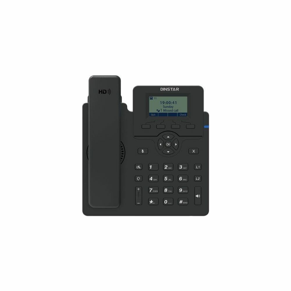 Телефон IP Dinstar C60SP чёрный