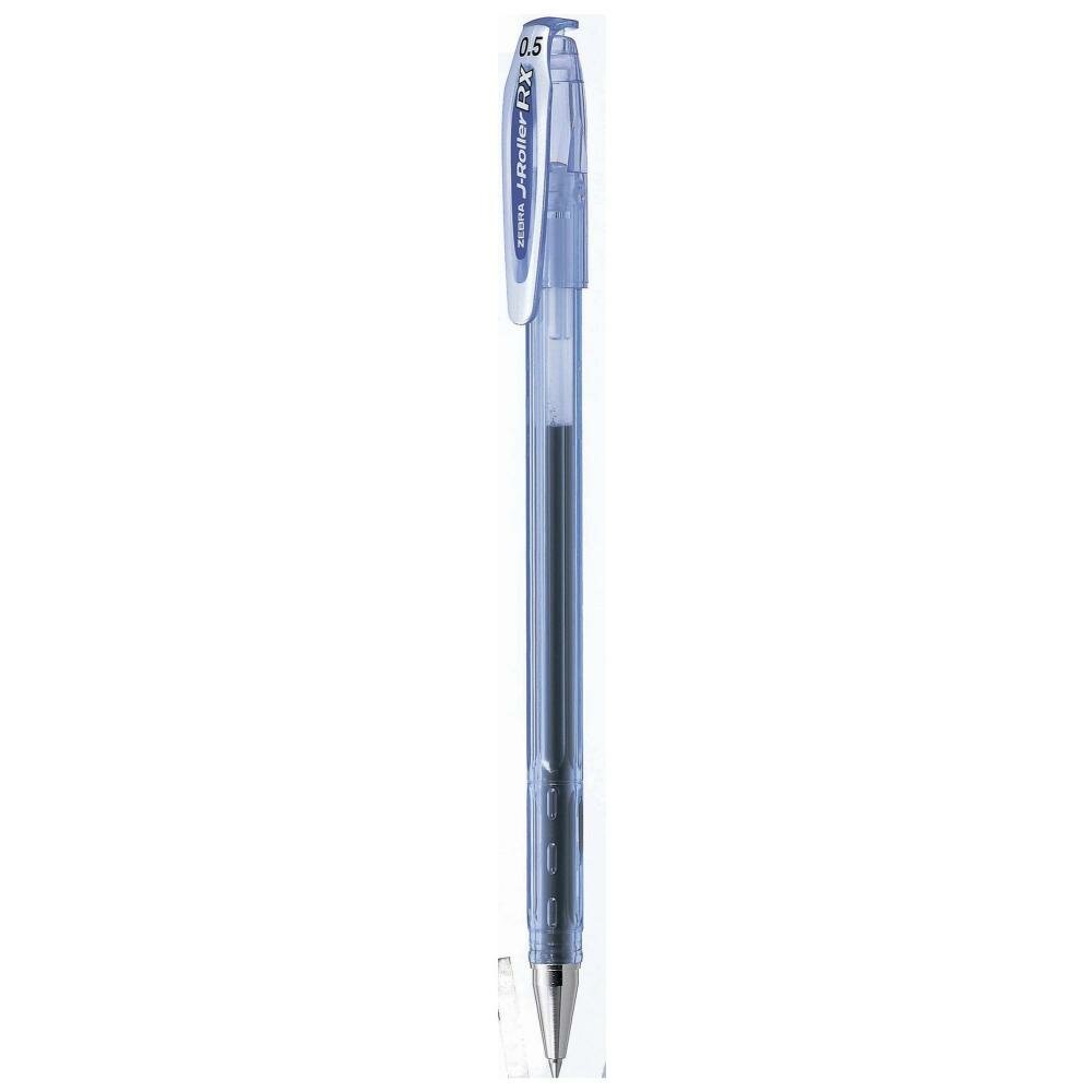 Ручка гелевая Zebra J-ROLLER RX (JJZ1-BL) 0.5мм синий - фото №5