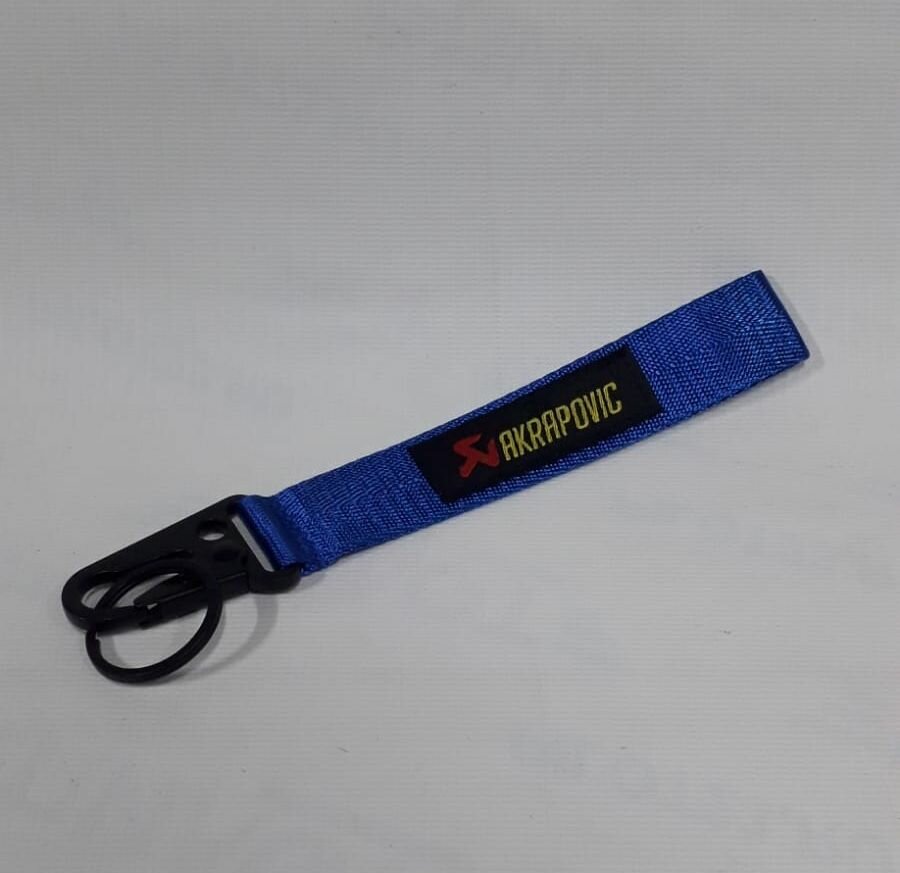 Брелок петля "AKRAPOVIC" Blue