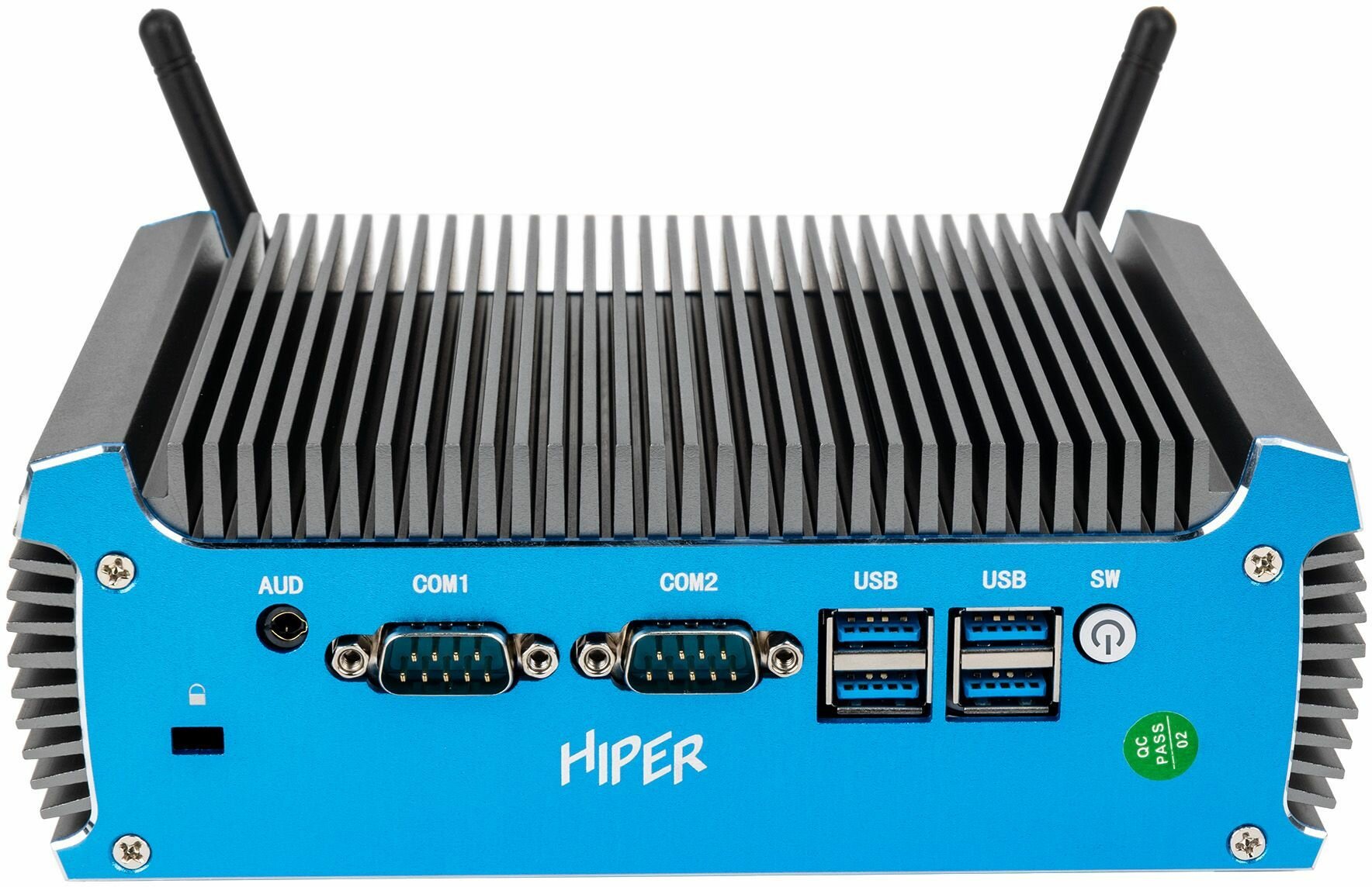 Неттоп Hiper WORKBOX WU11 Cel J4125 (2) 4Gb SSD256Gb UHDG 600 noOS 2xGbitEth WiFi BT 65W черный (WU11-J412R4S2NSBS)