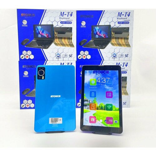 Планшет с клавиатурой Atouch M-T4 8256Гб Android 8 дюймов Синий 739000₽