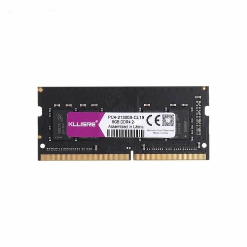 Оперативная память для ноутбука Kllisre 8 ГБ DDR4 2400 МГц SODIMM CL19 KCP426SS68 225000₽
