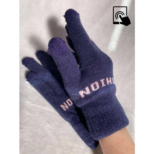 фото Перчатки kim lin, размер 7, синий