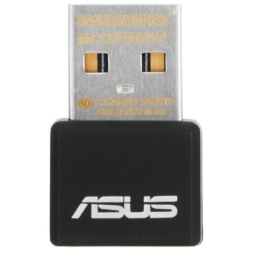 Адаптер ASUS USB-AX55 NANO // WI-FI 802.11ax/ac/a/g/n, 400 + 867 Mbps USB 3.0 Adapter + 2 антенны ; 90IG06X0-MO0B00 (USB-AX55 NANO) - фото №4