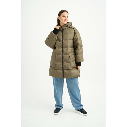 фото Куртка modress, размер 54, khaki