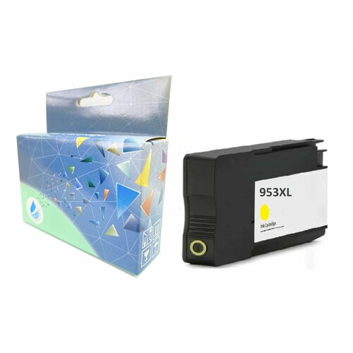 Картридж F6U18AE № 953XL для HP OfficeJet Pro-7740/8210/8710 Yellow AQUAMARINE (Совместимый) картридж 953xl для hp officejet 8210 7740 7720 8730 7730 8710 f6u18ae sakura желтый