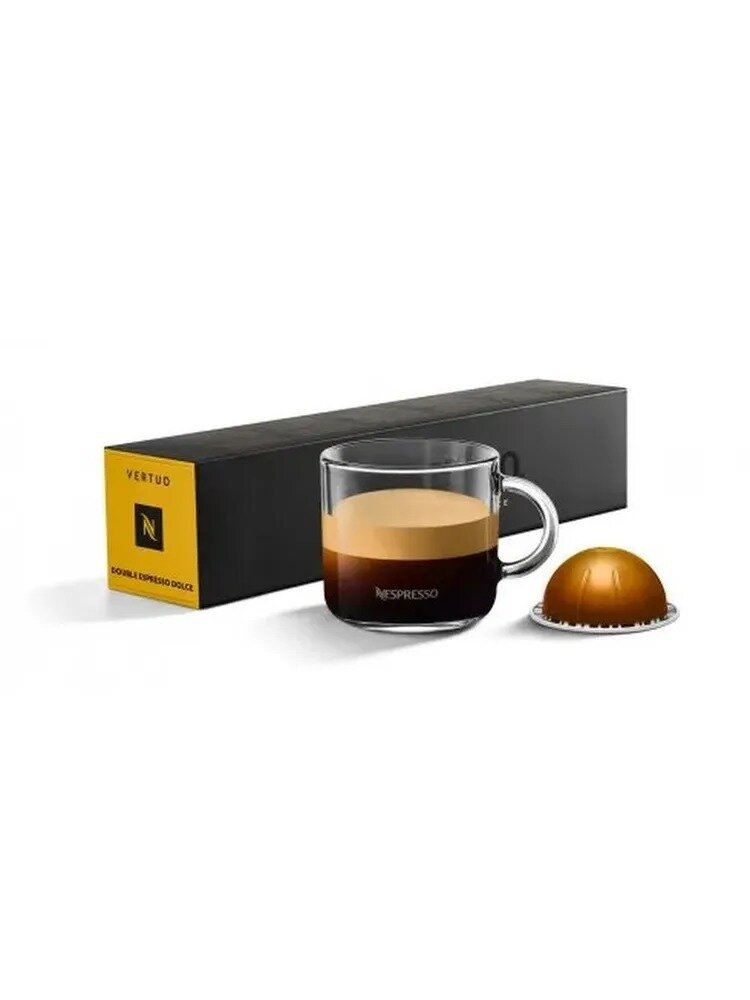 Кофе в капсулах Nespresso Vertuo бленд Double Espresso Dolce, 10 капсул