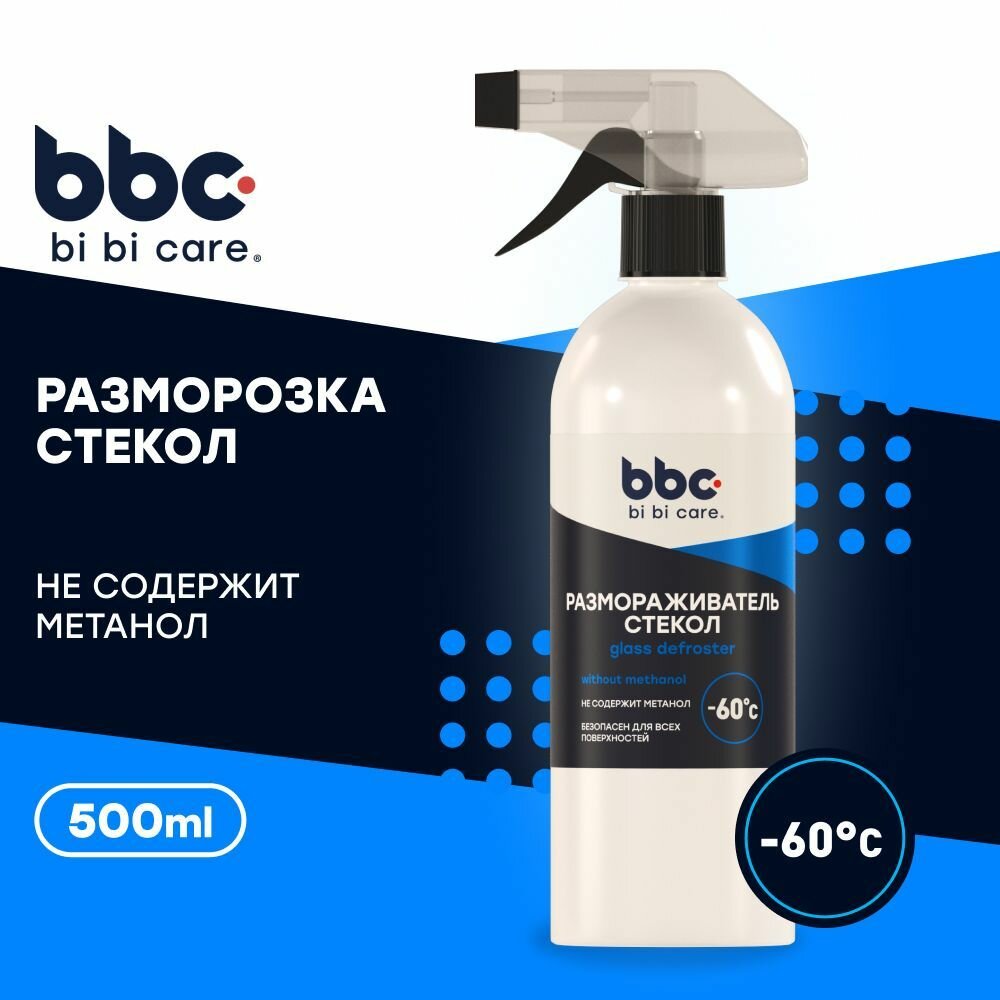 Размораживатель стекол, 500 мл bi bi care