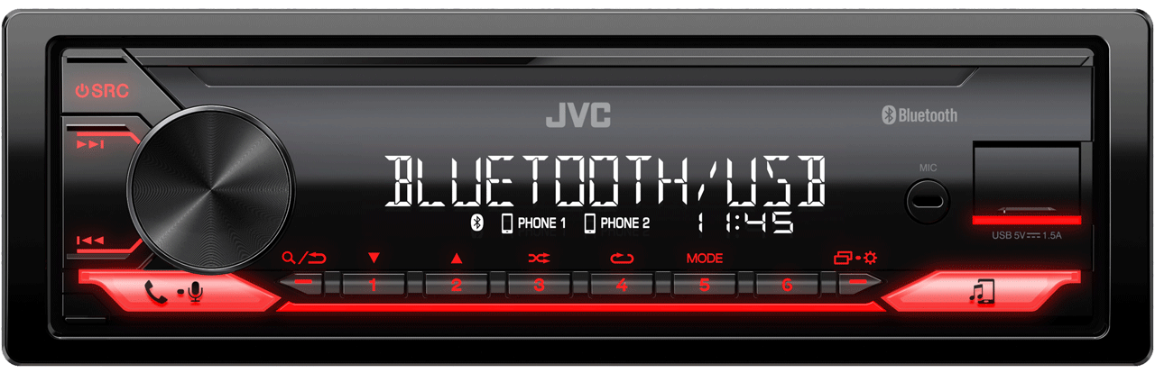 USB-магнитола JVC KD-X182BT