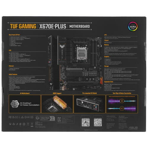 Материнская плата Asus TUF GAMING X670E-PLUS, SocketAM5, ATX - фото №5