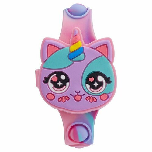 Часы наручные электронные детские Единорог ремешок pop-it l-225 см 57200₽