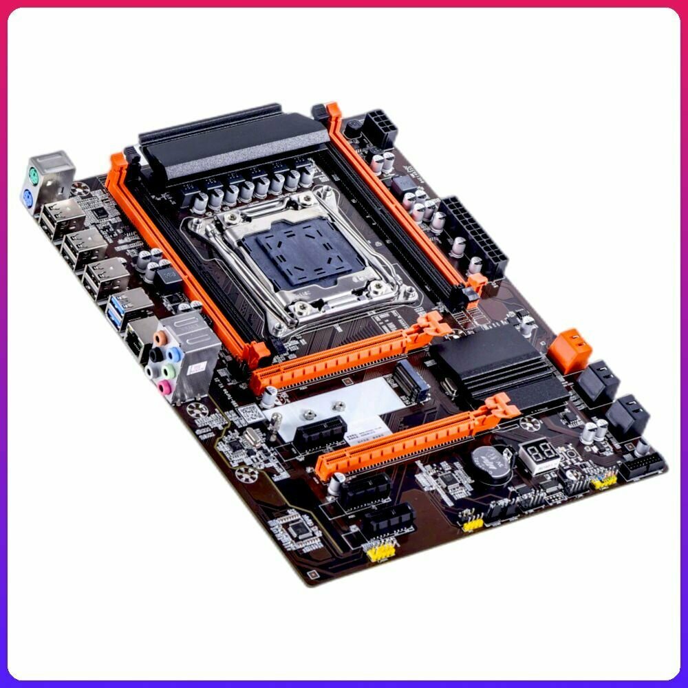 Материнская плата 2011-3 Atermiter X99 D4 Turbo (X99 B85 4DDR4 2CH 2x PCI-Ex16 3xPCI-Ex1 M2 NVME USB 30 GBLAN ATX)