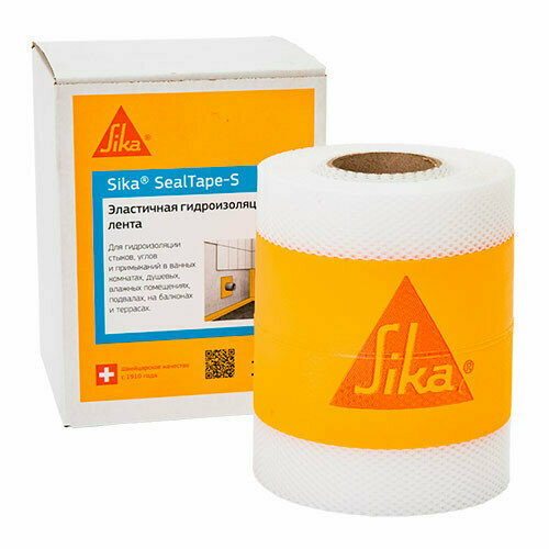 Лента Sika SealTape S RU гидроизоляционная 50 м х 70 мм гидроизоляционная лента sika sealing tape f ru для гидроизоляции швов стыков углов 50 метров