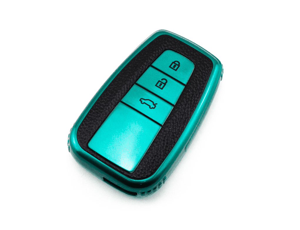 Чехол на ключ Toyota силикон зеленый
