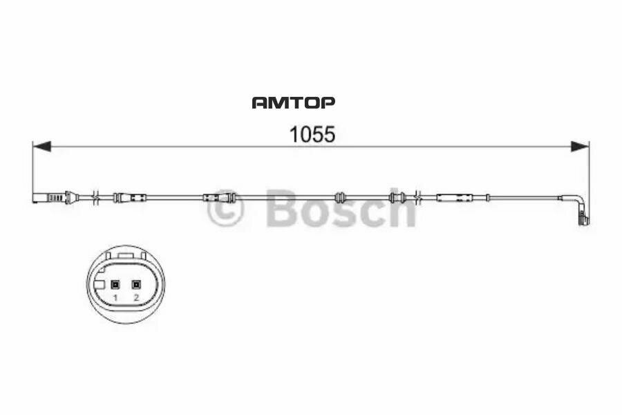 Датчик износа тормозных колодок Bosch - фото №6