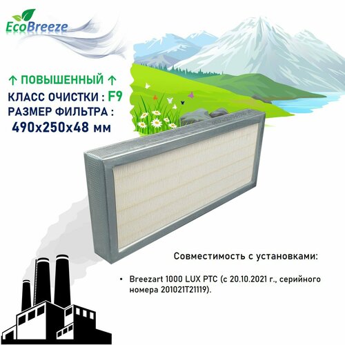 Фильтр тонкой очистки для Breezart F9-Comp-1000 фильтр тонкой очистки для breezart f9 comp 1000