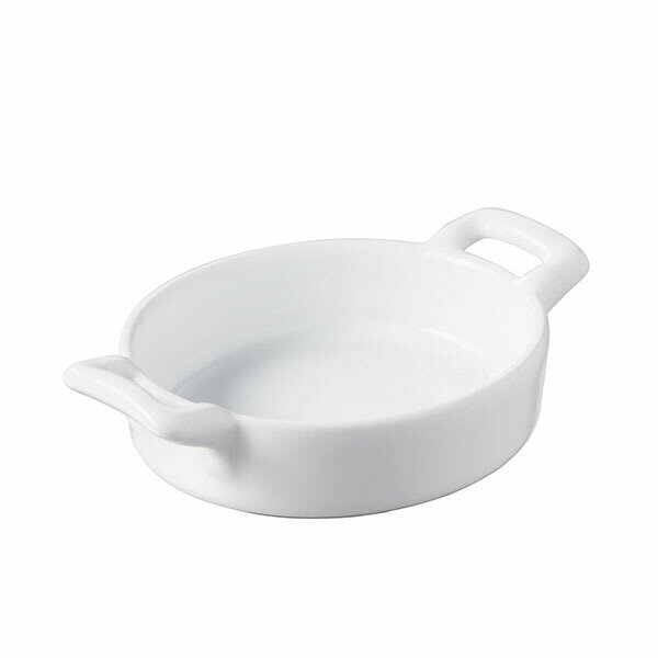 фото Сковорода классическая порционная для комплимента White с ручками